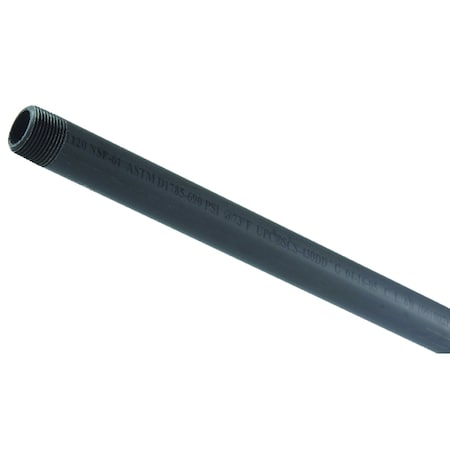 B & K B&K Schedule 80 PVC Nipple 3/4 in. D X 48 M L 345 psi 404-480